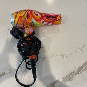 Amika Multicolor Hair Dryer with Floral Design